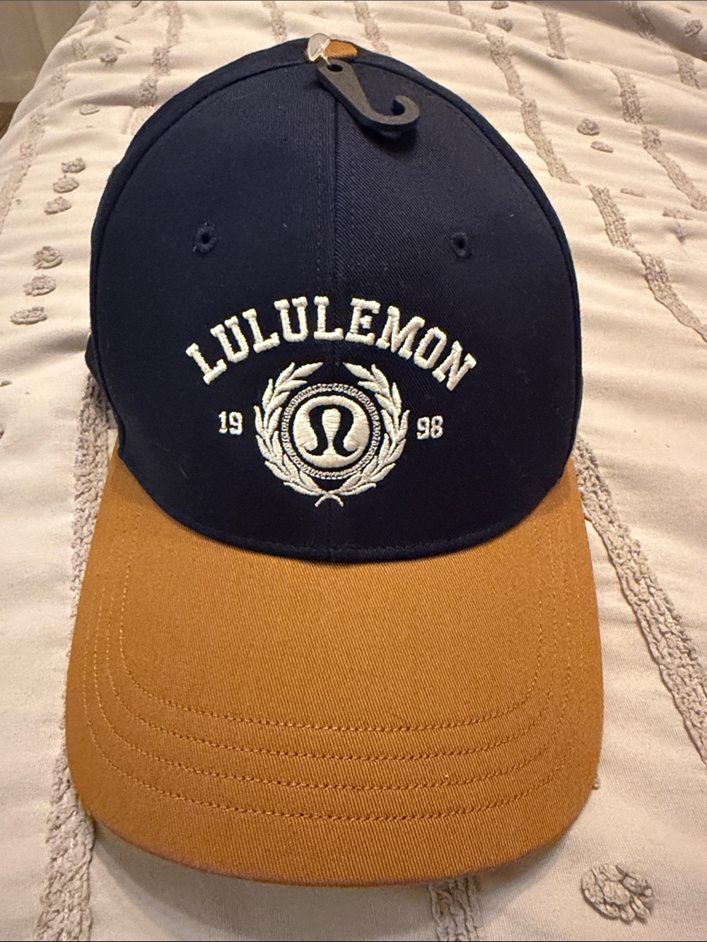 lululemon athletica Navy and Brown Two-Tone Baseball Cap